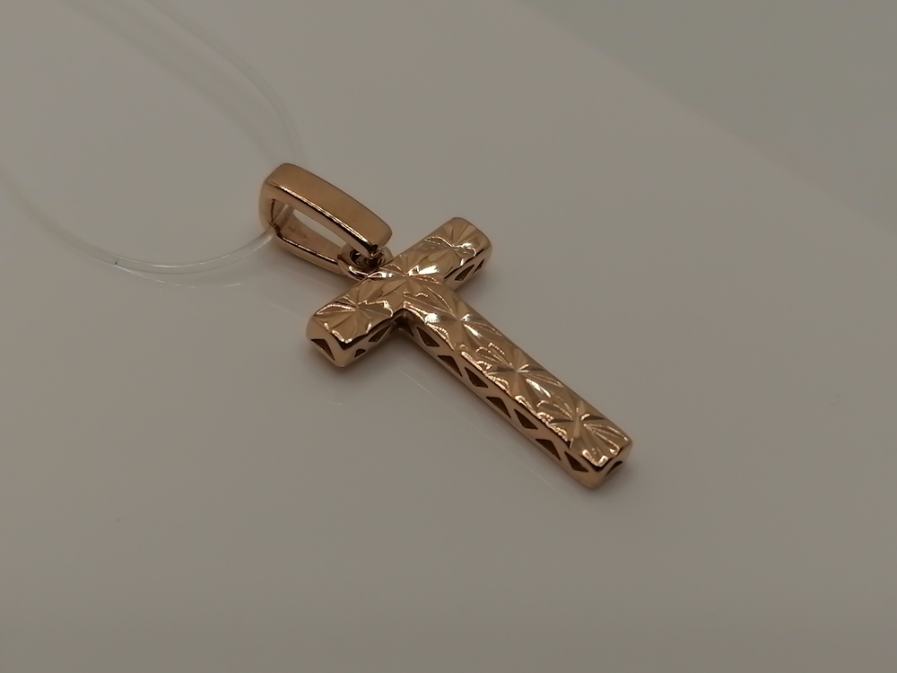 ПОДВЕСКА БУКВА Т без камня (Au 585)