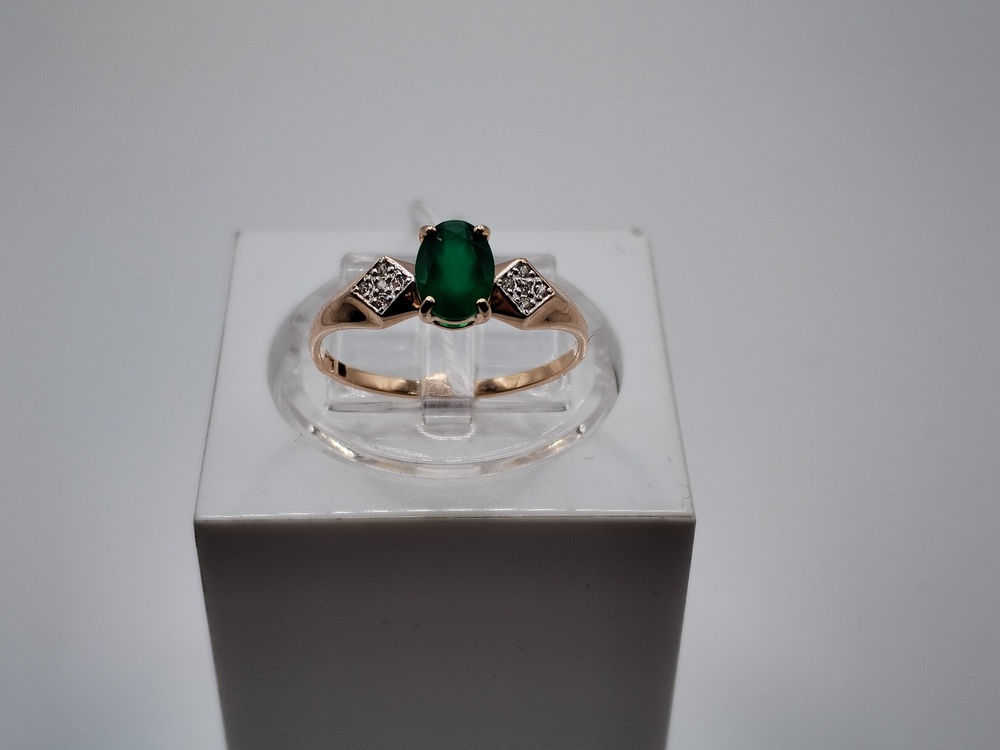 КОЛКМИ585 КОЛЬЦО С КАМНЯМИ (Au 585)