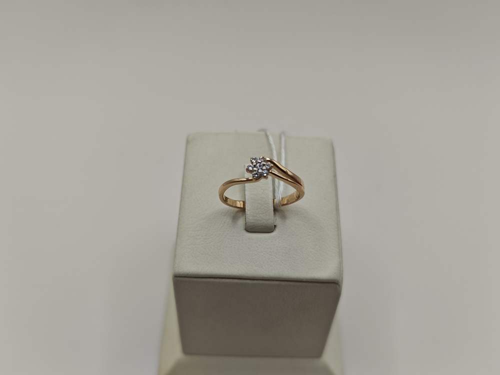 КОЛКМИ585 КОЛЬЦО С КАМНЯМИ (Au 585)