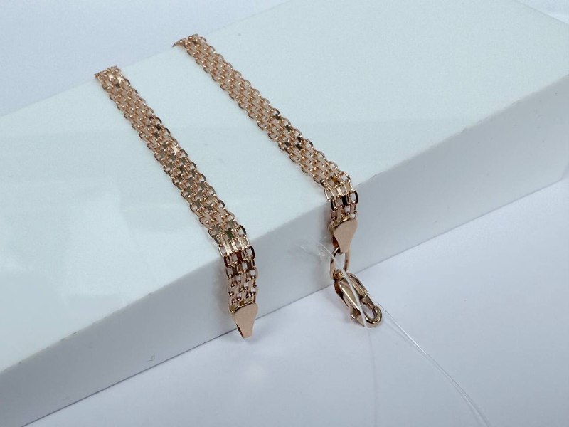 БРАСЛЕТ ПОЛНОВЕСНЫЙ Бисмарк машинный (Au 585)