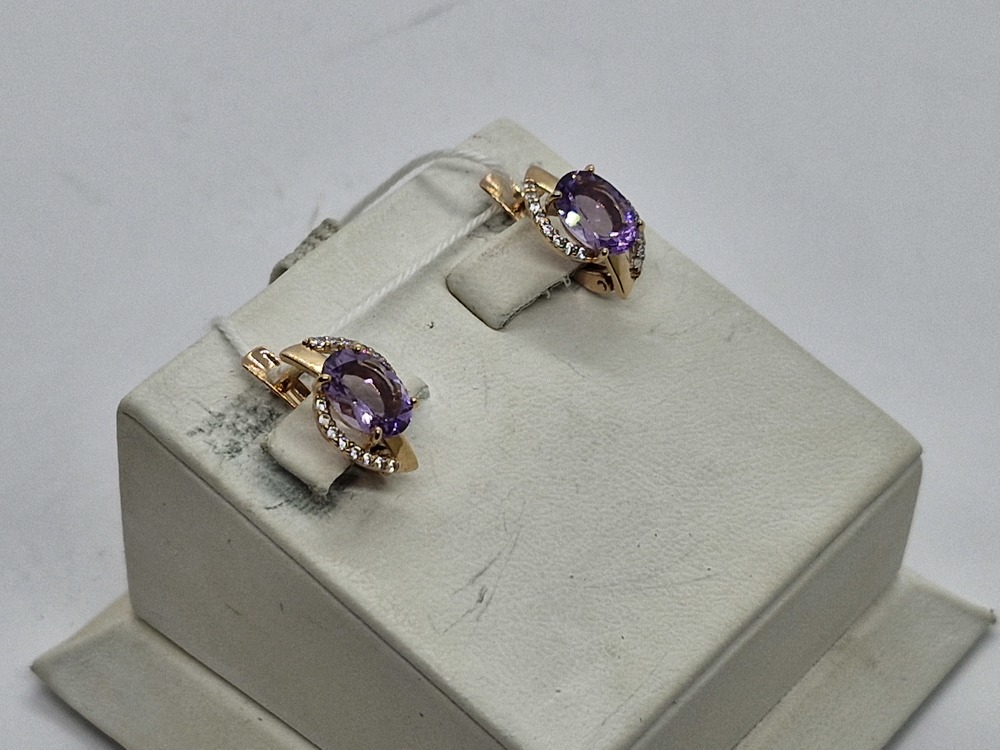 СКМИ375 СЕРЬГИ С КАМНЯМИ (Au 375) СКМИ375 СЕРЬГИ С КАМНЯМИ (Au 375)