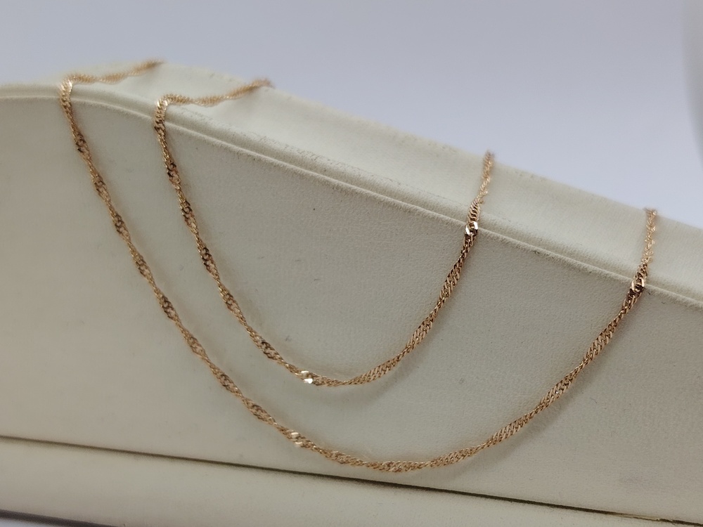 ЦЛСИ585 ЦЕПЬ ПОЛНОВЕСНАЯ Сингапур (Au 585)