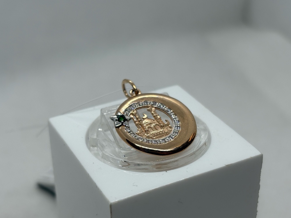 ПОДВЕСКА МЕЧЕТЬ с камнем (Au 585)