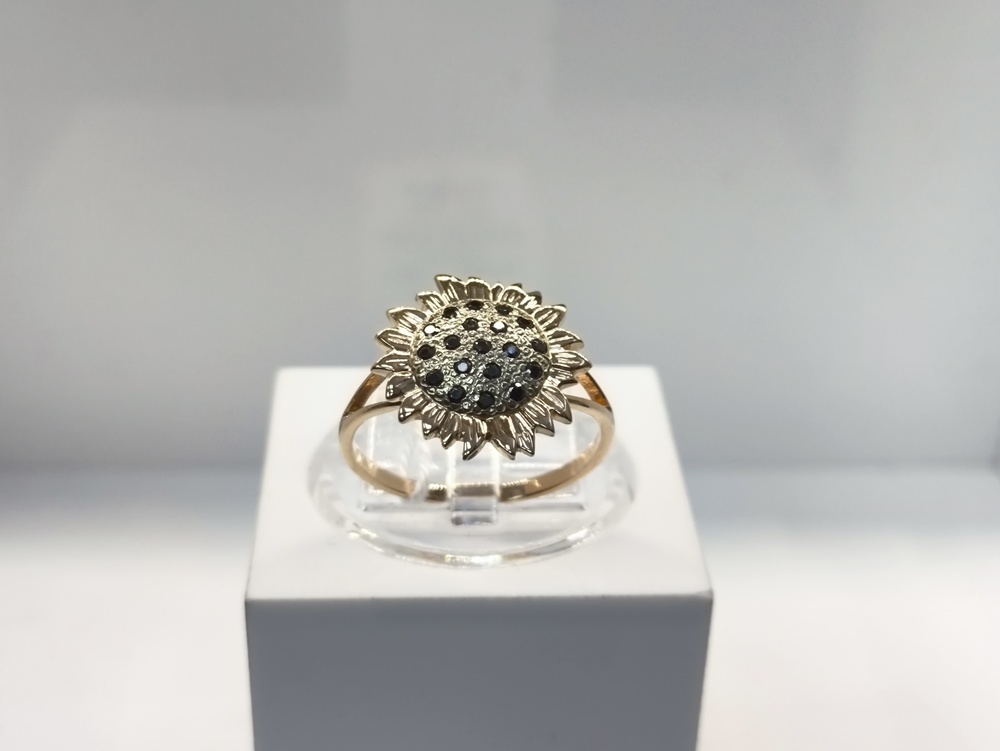 КОЛКМИ585 КОЛЬЦО С КАМНЯМИ (Au 585)