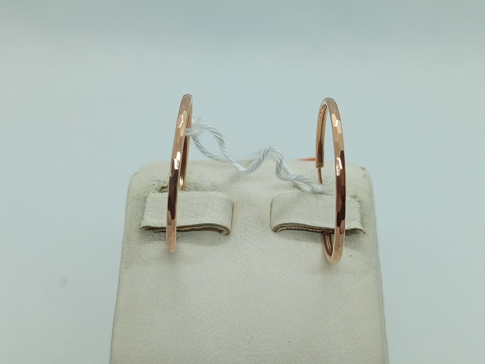 СКОН585 СЕРЬГИ КОНГО (Au 585)