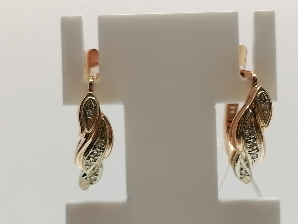 СЕРЬГИ БРИЛЛИАНТ (Au 585)