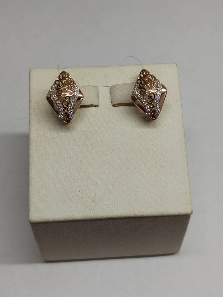 СЕРЬГИ С КАМНЯМИ (Au 585)