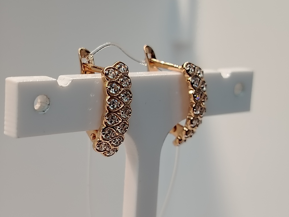 СЕРЬГИ С КАМНЯМИ (Au 585)