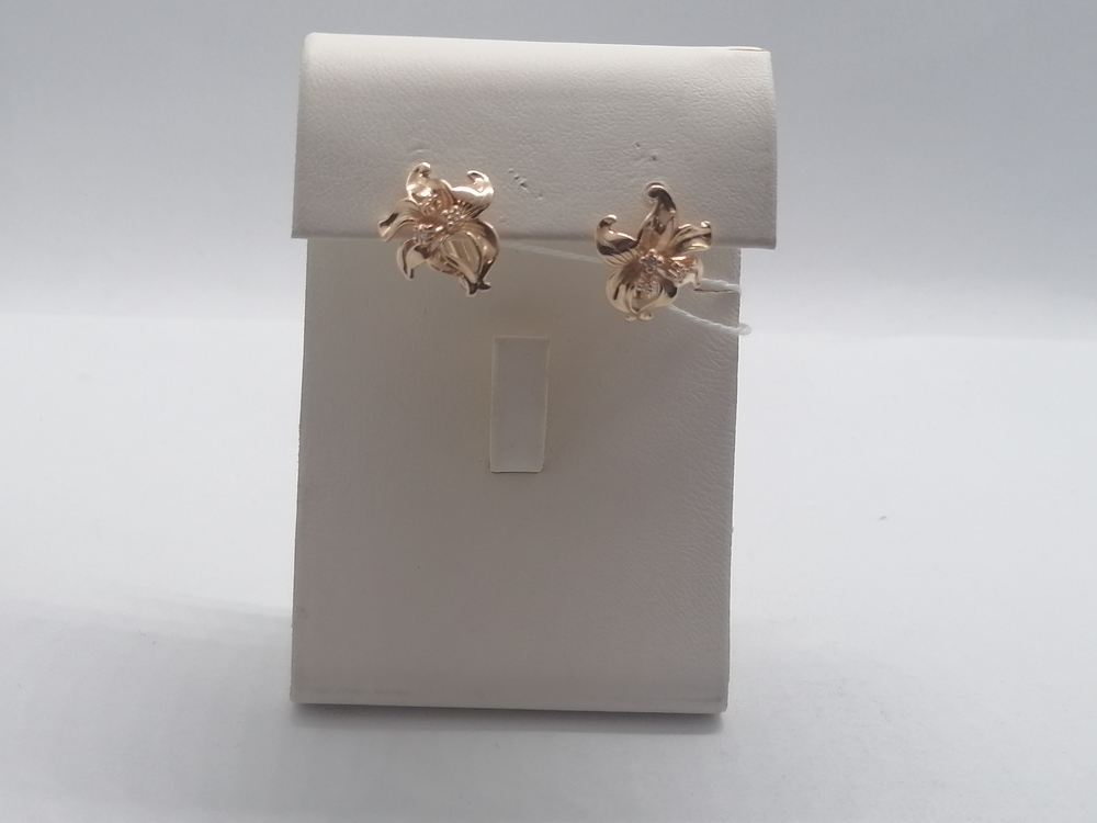 СЕРЬГИ С КАМНЯМИ (Au 585)