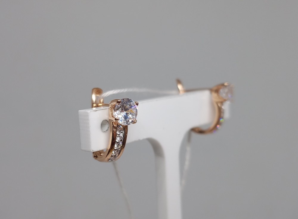 СЕРЬГИ С КАМНЯМИ (Au 585)