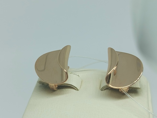 СЕРЬГИ БЕЗ КАМНЯ (Au 585)