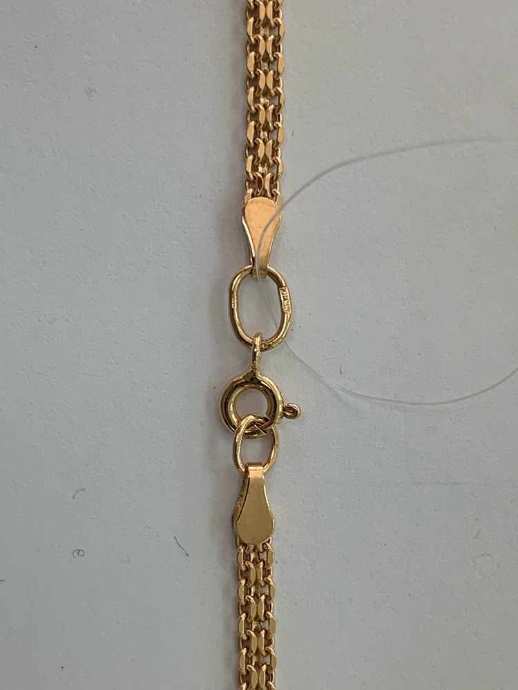 ЦЕПЬ ПУСТОТЕЛАЯ Бисмарк машинный (Au 585)