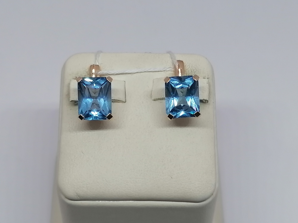 СКМ585 СЕРЬГИ С КАМНЕМ (Au 585) СКМ585 СЕРЬГИ С КАМНЕМ (Au 585)