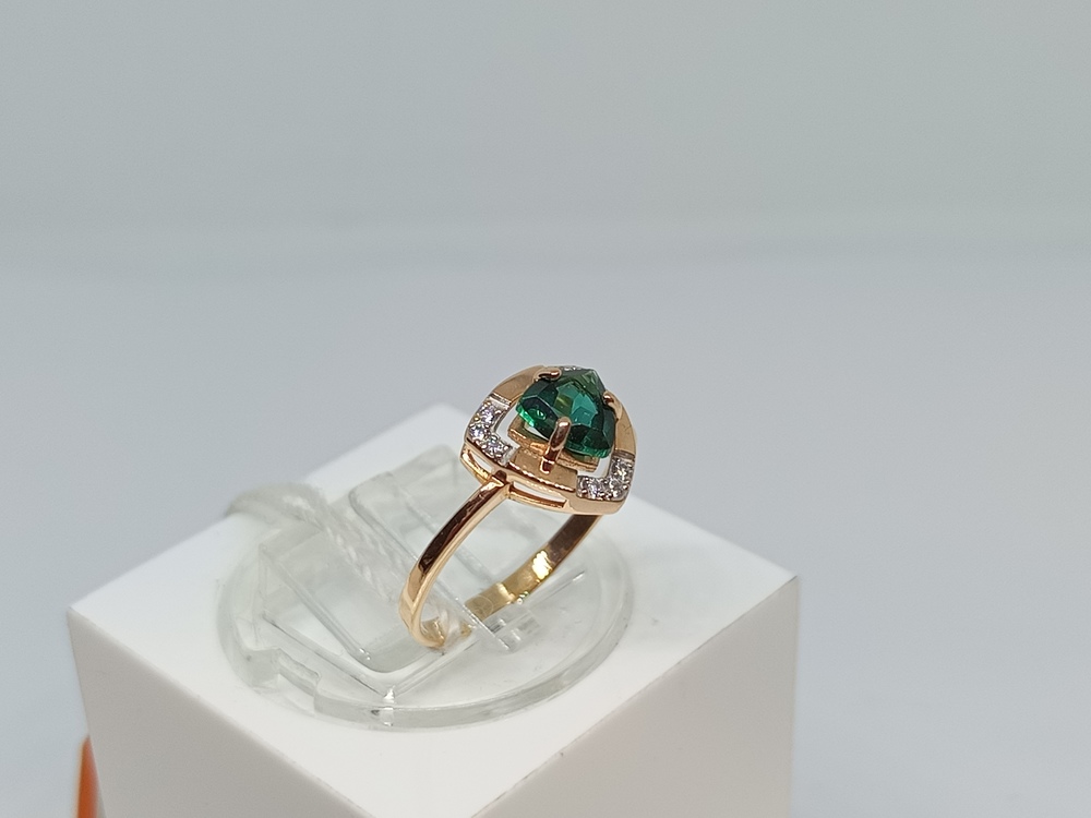 КОЛКМИ585 КОЛЬЦО С КАМНЯМИ (Au 585)