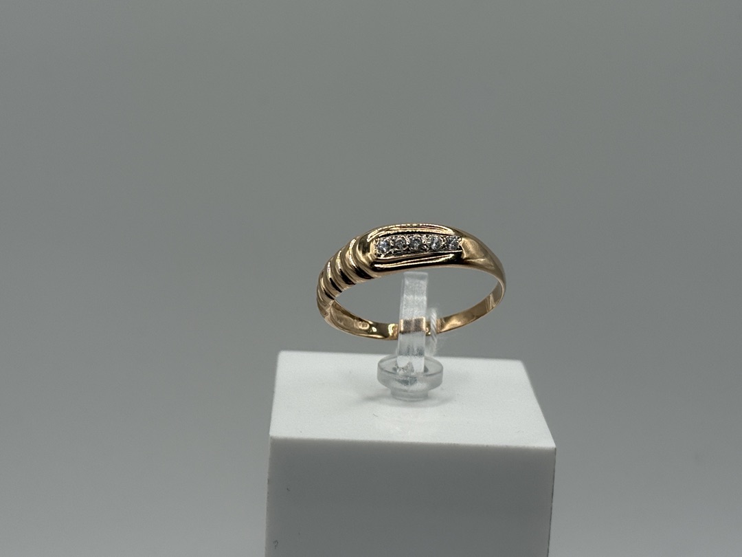 КОЛКМИ585 КОЛЬЦО С КАМНЯМИ (Au 585)