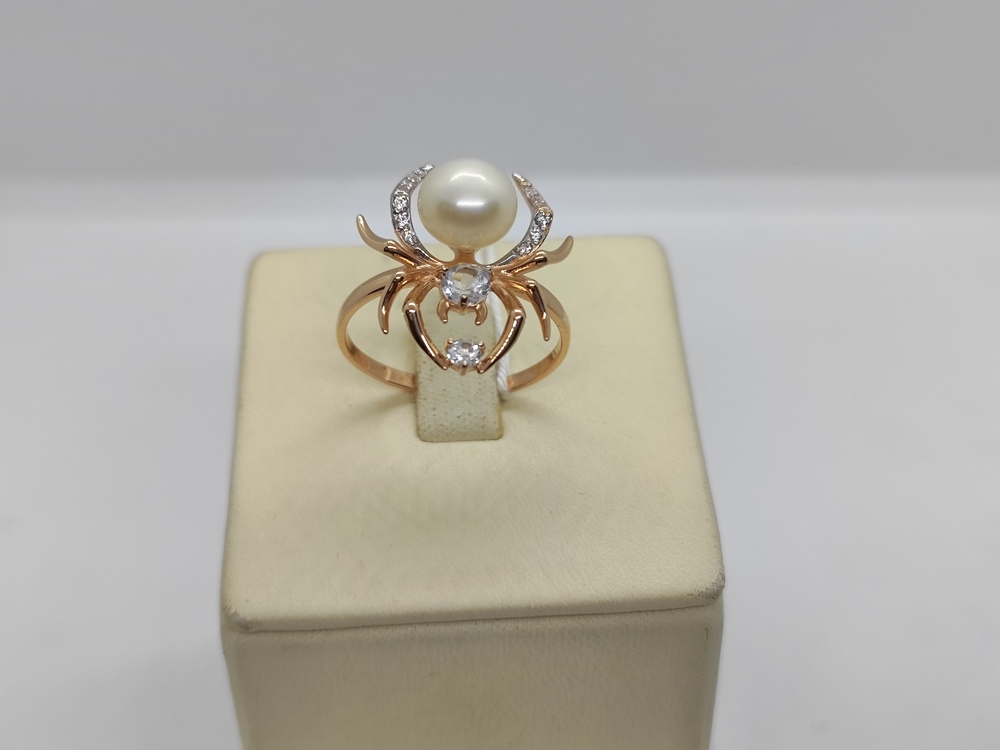 КОЛКМИ585 КОЛЬЦО С КАМНЯМИ (Au 585)