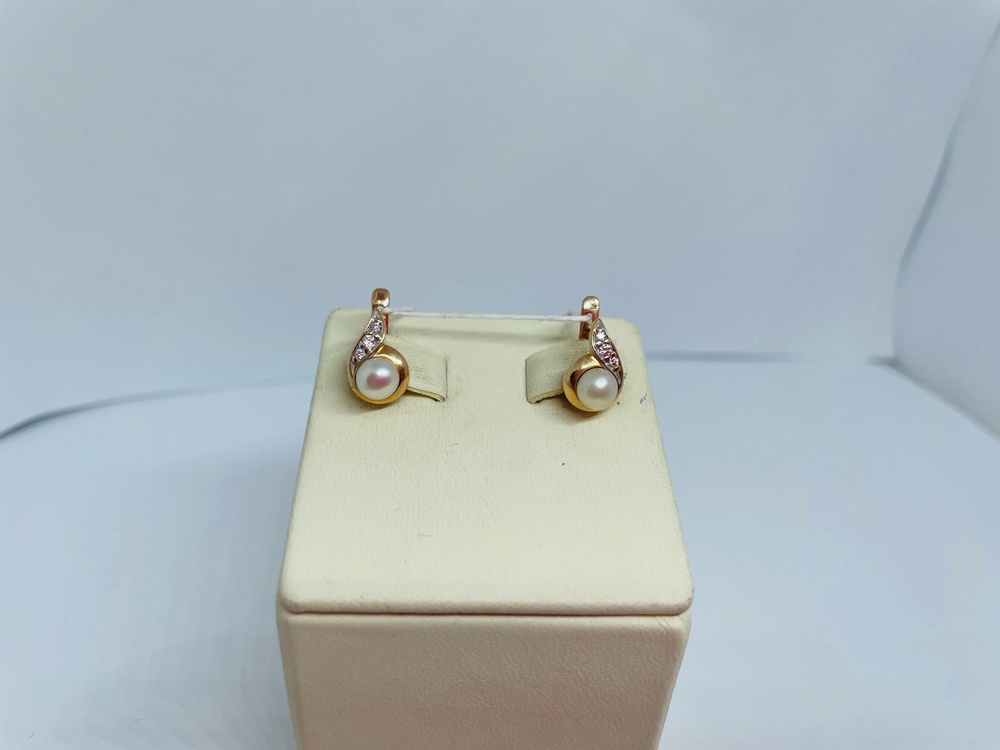 СЕРЬГИ С КАМНЯМИ (Au 585)