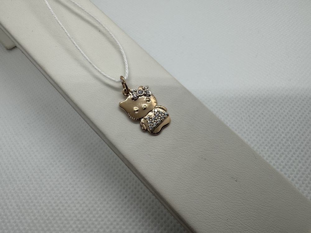 ПОДКМИ585 ПОДВЕСКА С КАМНЯМИ (Au 585)