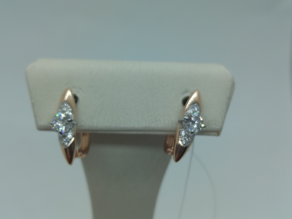 СЕРЬГИ С КАМНЯМИ (Au 585)