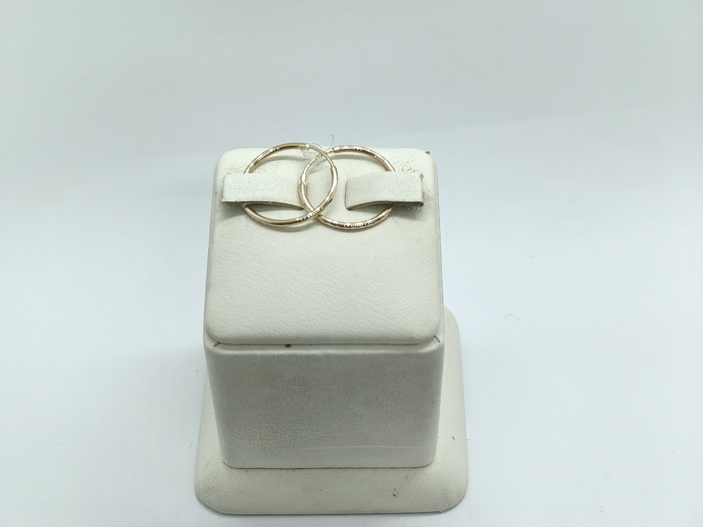 СЕРЬГИ КОНГО без камня (Au 585)