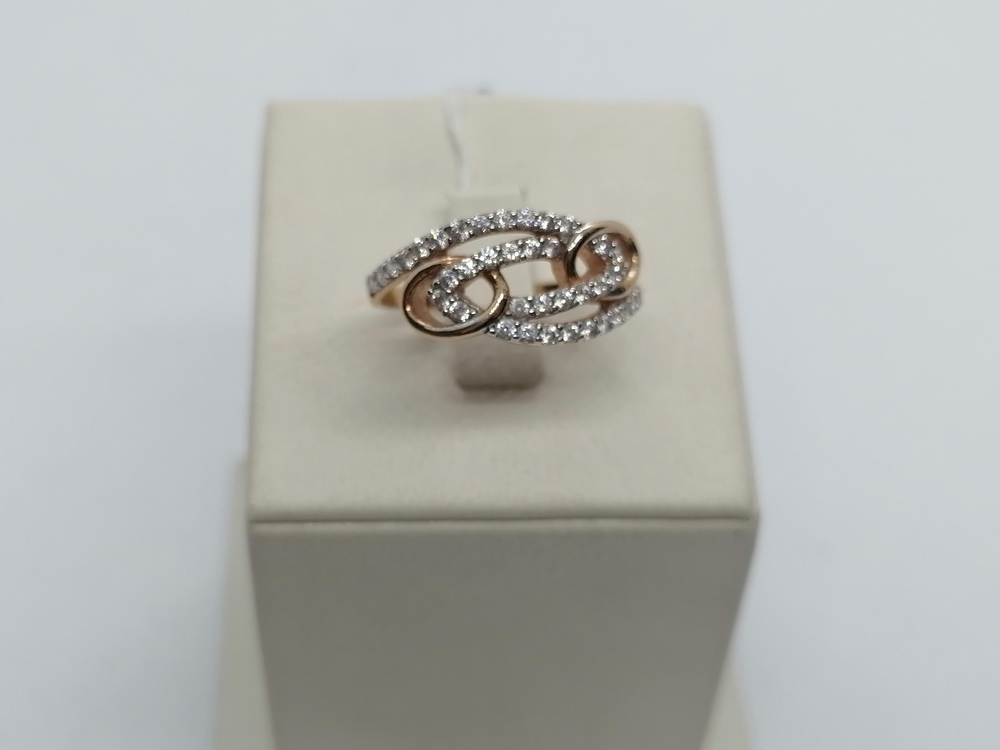 КОЛКМИ585 КОЛЬЦО С КАМНЯМИ (Au 585)