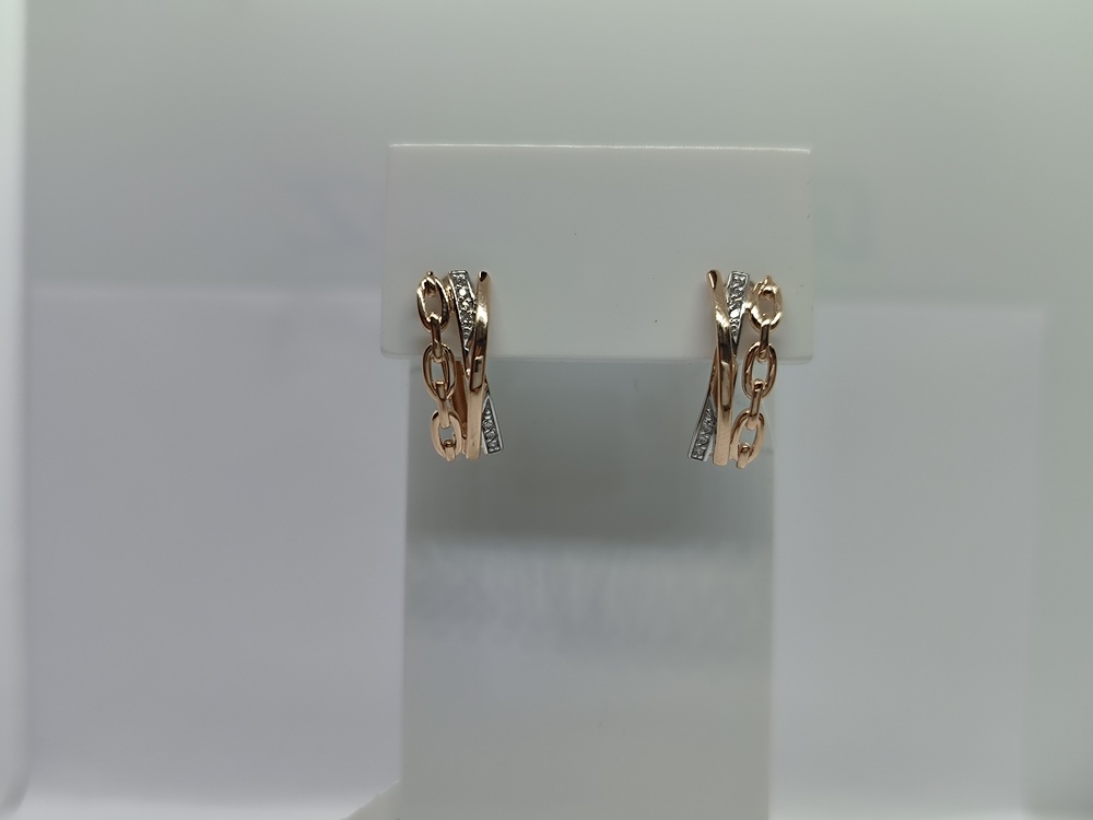 СЕРЬГИ С КАМНЯМИ (Au 585)