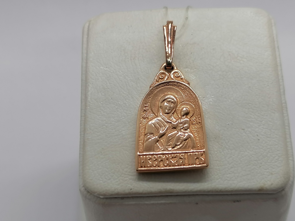 1809 ПОДВЕСКА ИКОНА без камня (Au 585)