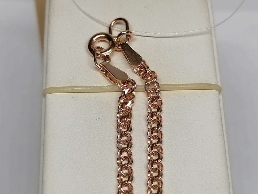 8040200П-50 ЦЕПЬ ПУСТОТЕЛАЯ Бисмарк (Au 585)