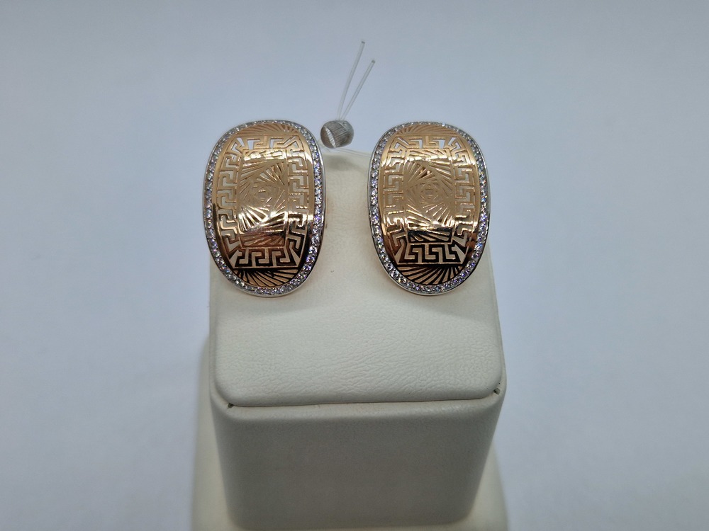 СЕРЬГИ С КАМНЯМИ (Au 585)