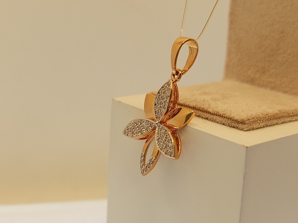 ПОДВЕСКА С КАМНЯМИ (Au 585)