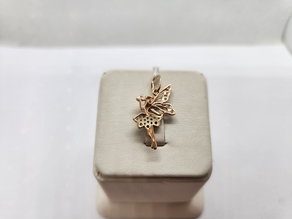 ПОДКМИ585 ПОДВЕСКА С КАМНЯМИ (Au 585)