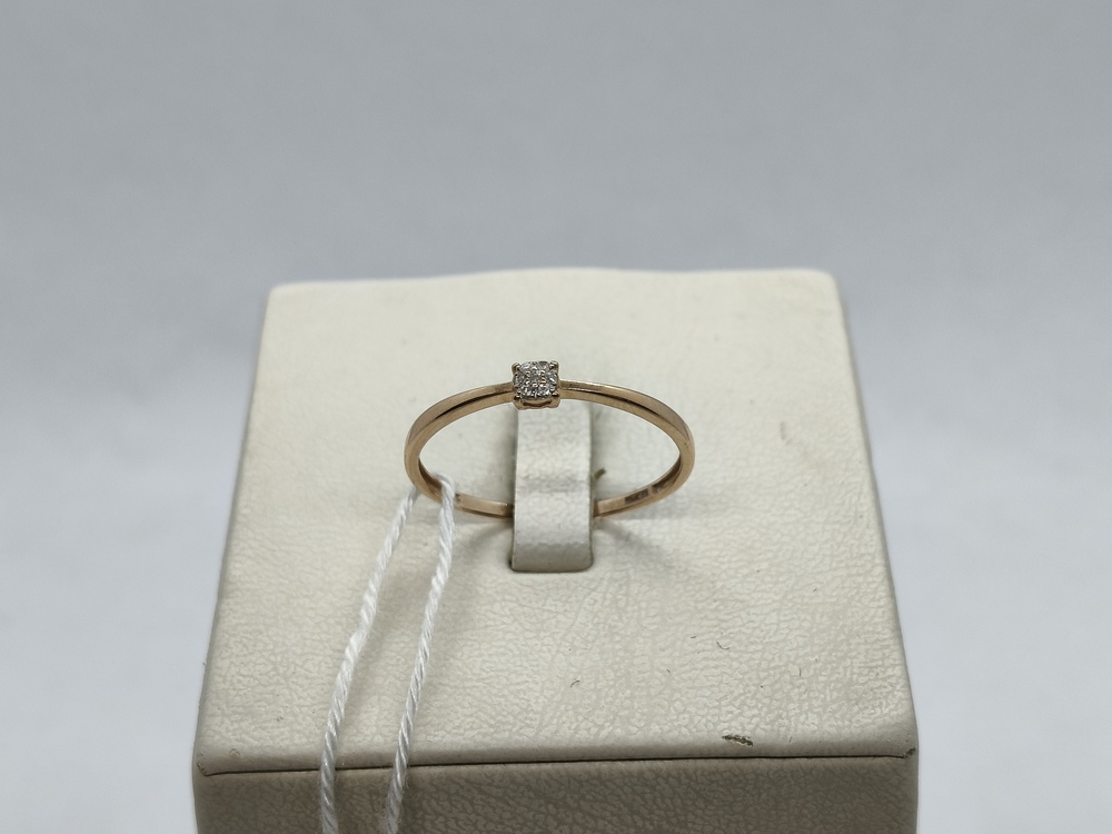 КОЛЬЦО БРИЛЛИАНТ Au 585