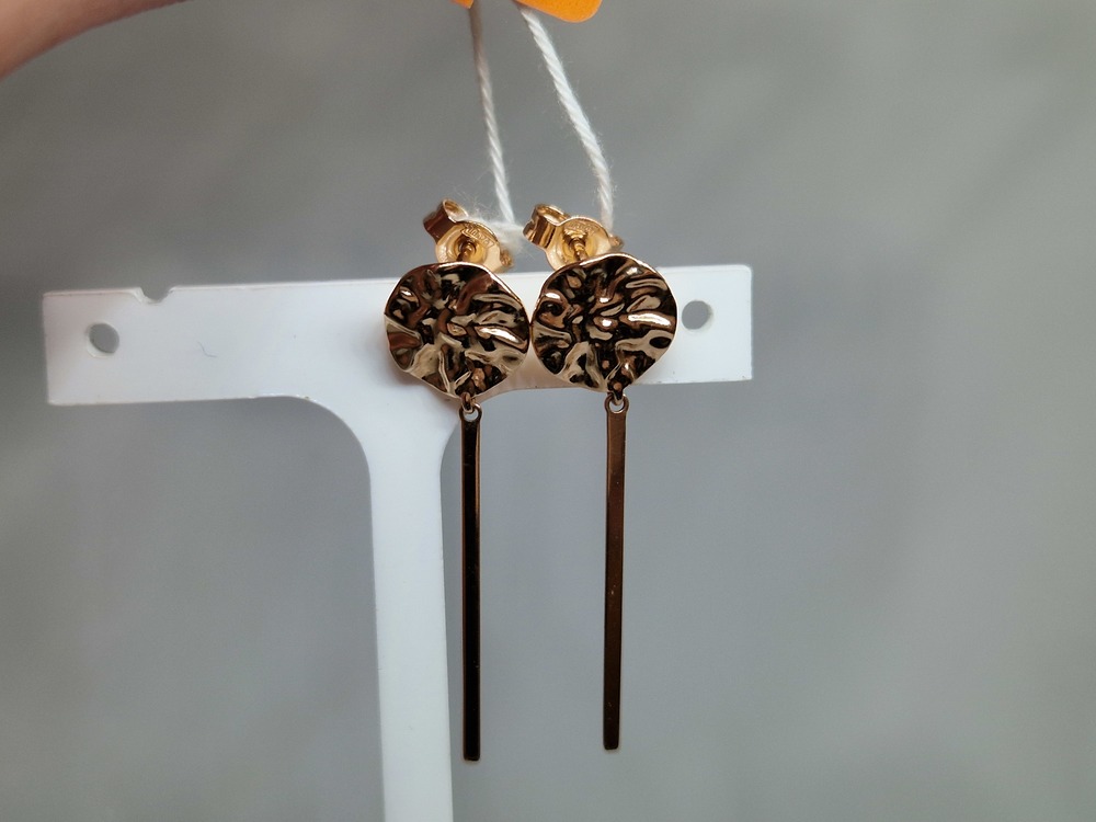 СГВЗ585 СЕРЬГИ ГВОЗДИКИ (Au 585)