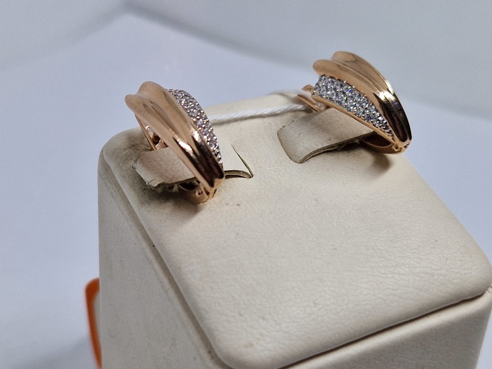 СЕРЬГИ С КАМНЯМИ (Au 585)