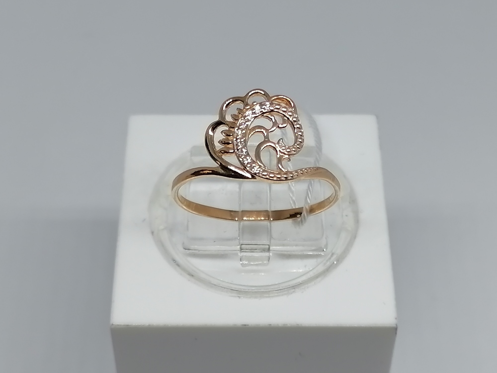 КОЛКМИ585 КОЛЬЦО С КАМНЯМИ (Au 585)
