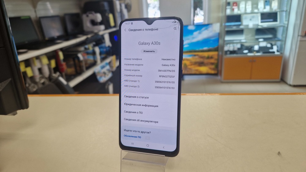 Смартфон Samsung Galaxy A30S 3/32