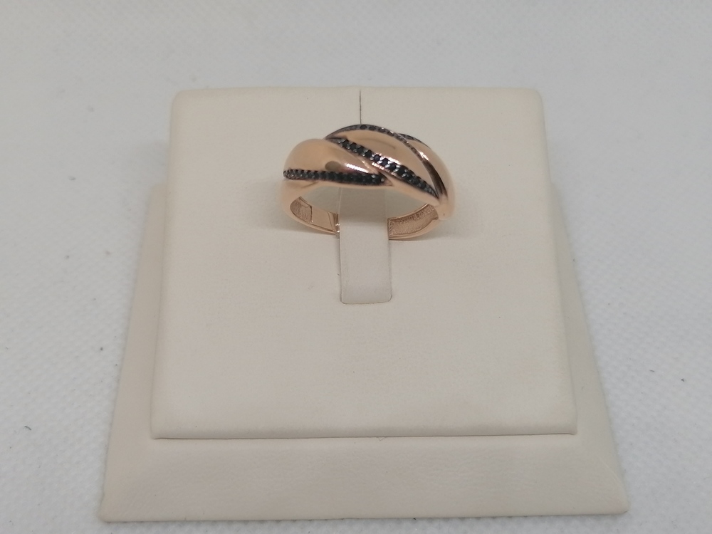 КОЛЬЦО С КАМНЯМИ (Au 585)