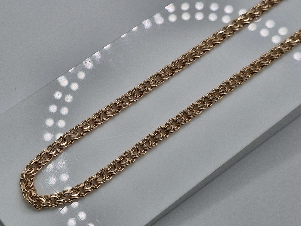 ЦЕПЬ ПУСТОТЕЛАЯ Бисмарк (Au 585)