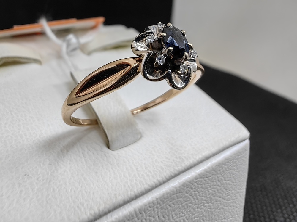 КОЛЬЦО БРИЛЛИАНТ Au 585