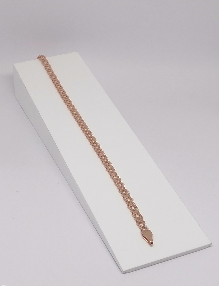 БРАСЛЕТ ПОЛНОВЕСНЫЙ Ромб двойной Au 585