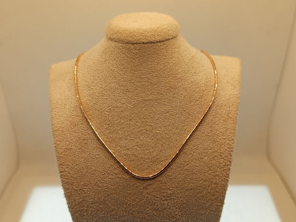 НЦ 12-078 ЦЕПЬ ПОЛНОВЕСНАЯ Жгут(снейк) (Au 585)