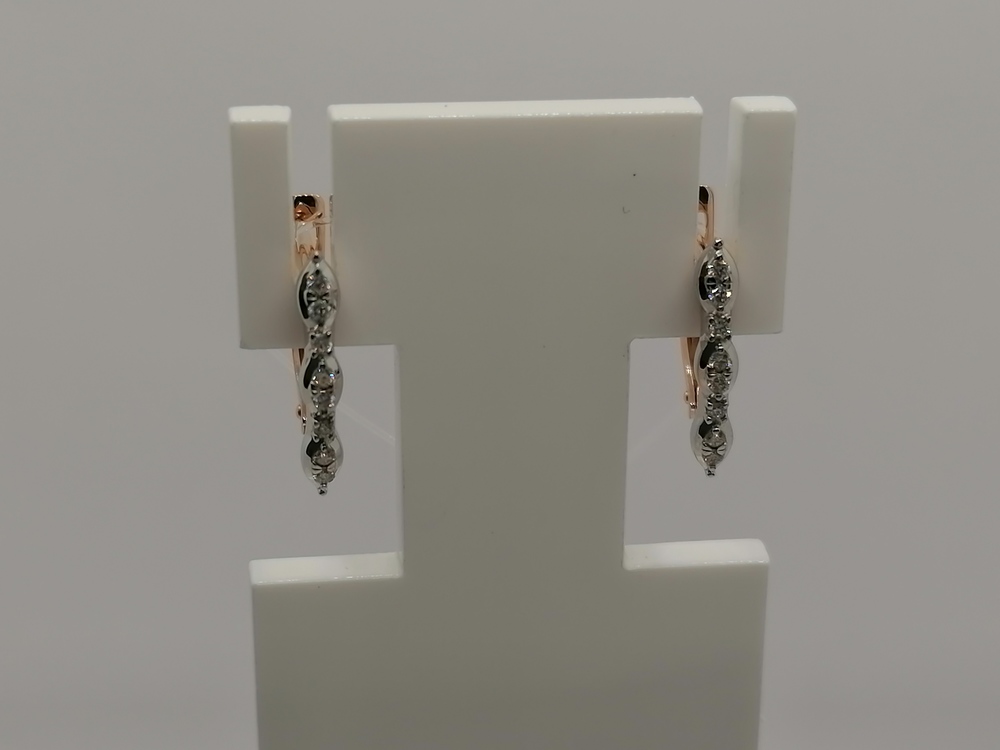 СЕРЬГИ БРИЛЛИАНТ (Au 585)