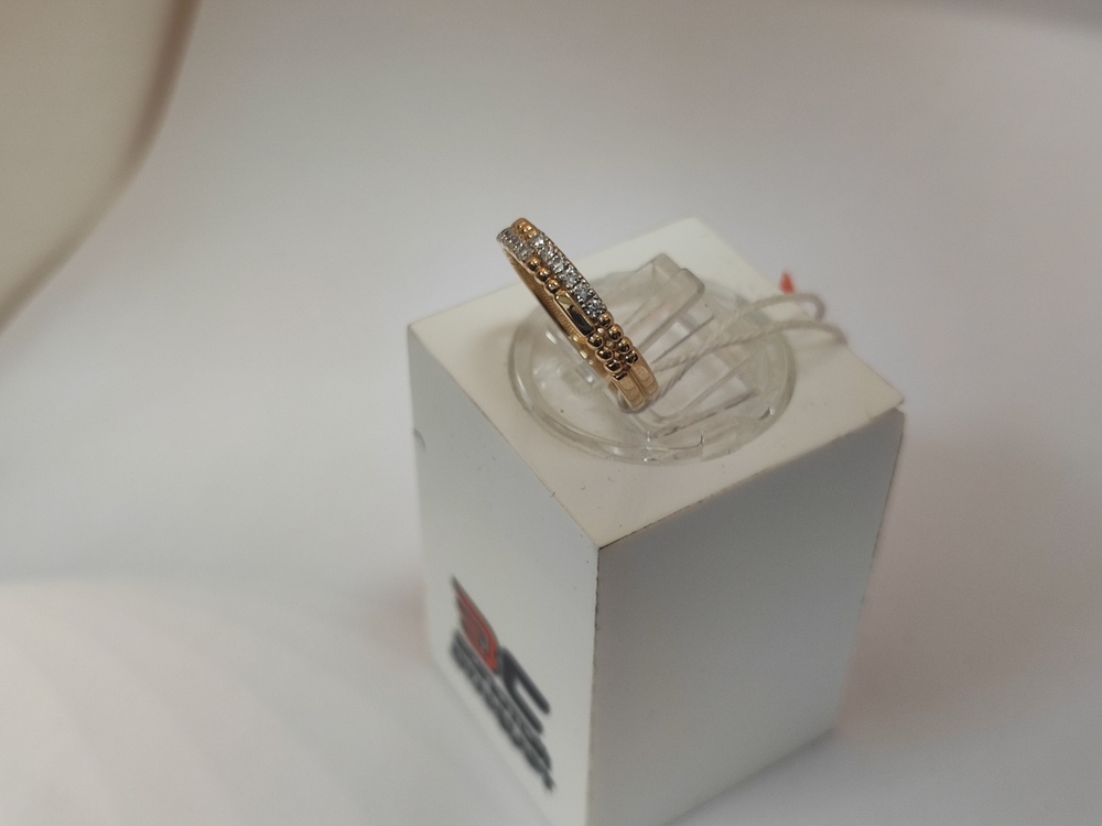 КОЛКМИ585 КОЛЬЦО С КАМНЯМИ (Au 585)