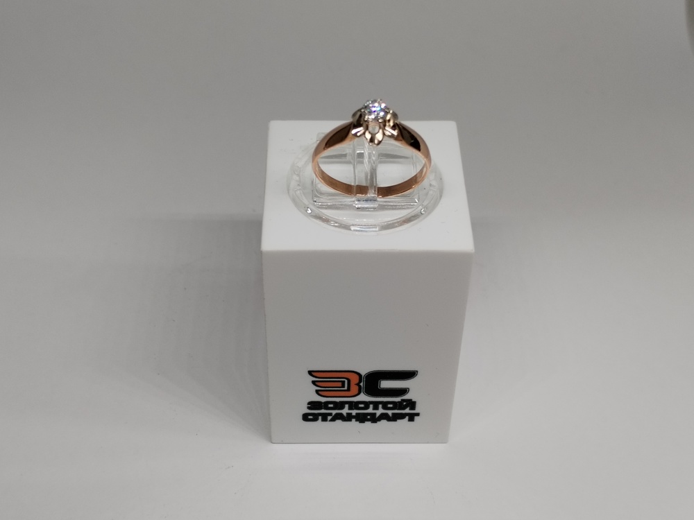 КОЛКМ585 КОЛЬЦО С КАМНЕМ (Au 585)