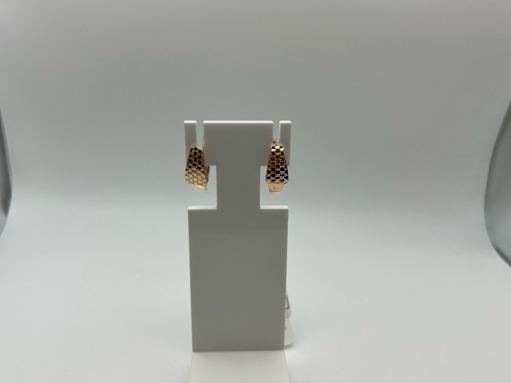 СЕРЬГИ БЕЗ КАМНЯ (Au 585)