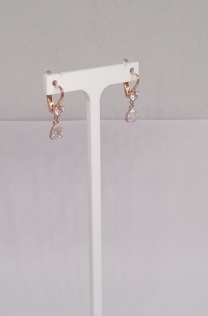 СКМИ585 СЕРЬГИ С КАМНЯМИ (Au 585) СКМИ585 СЕРЬГИ С КАМНЯМИ (Au 585)