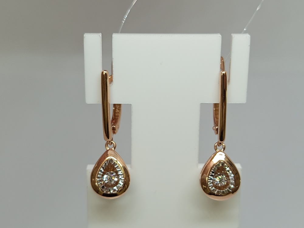 СЕРЬГИ БРИЛЛИАНТ (Au 585)