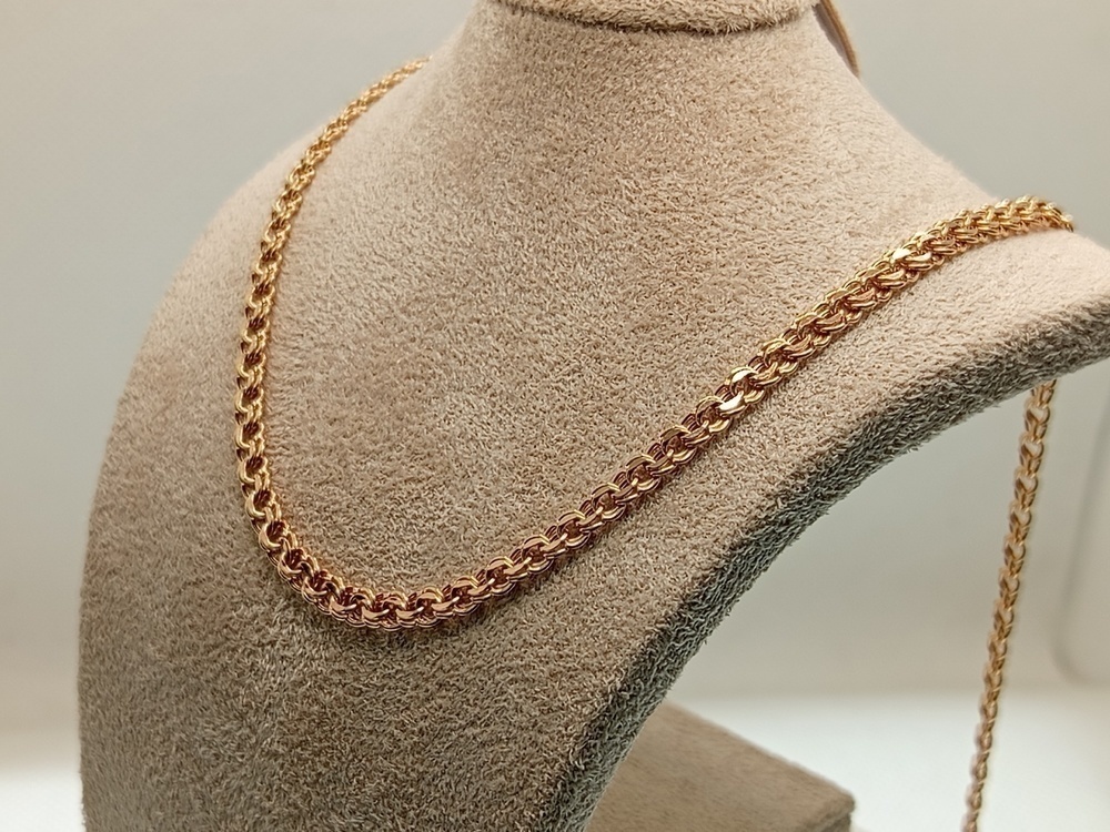 ЦЕПЬ ПУСТОТЕЛАЯ Бисмарк (Au 585)