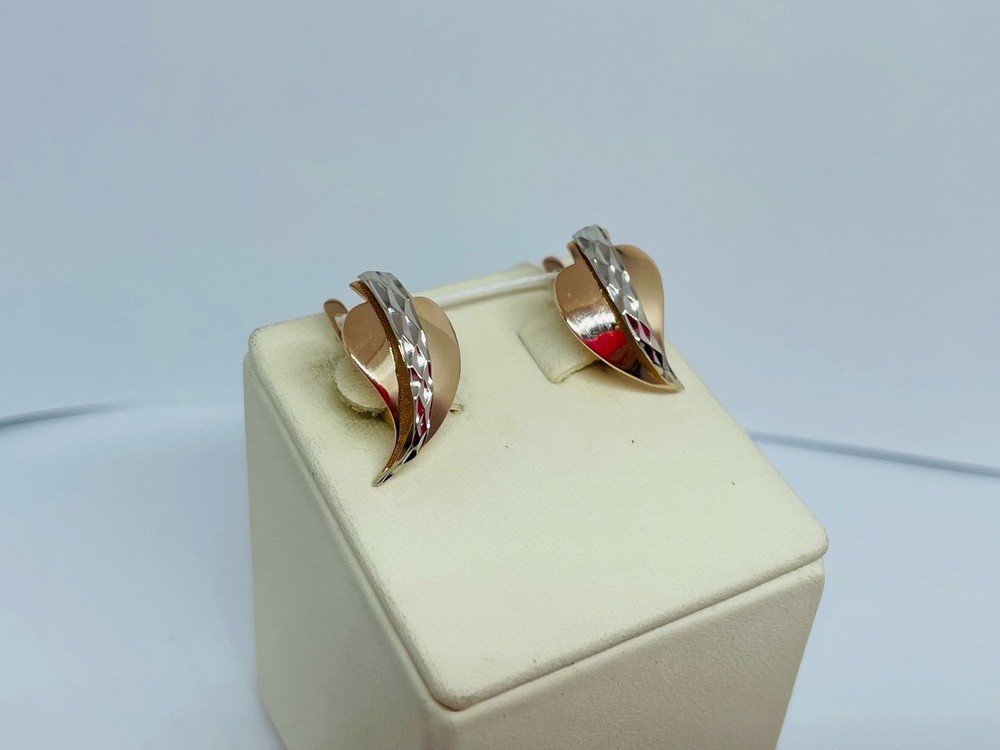 СЕРЬГИ БЕЗ КАМНЯ (Au 585)