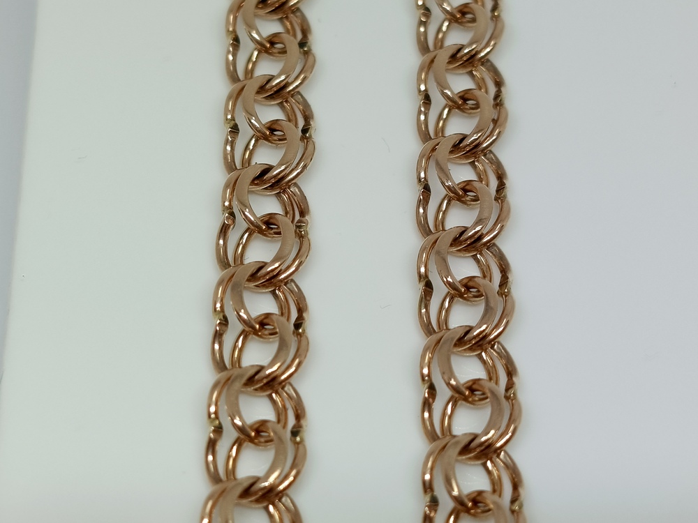 ЦЕПЬ ПОЛНОВЕСНАЯ Бисмарк (Au 585)